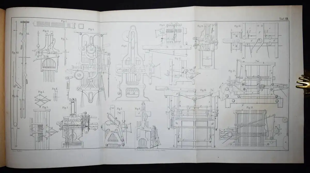 Kohl, Geschichte der Jacquard-Maschine  1872 COMPUTER LOCHKARTEN TEXTILINDUSTRIE