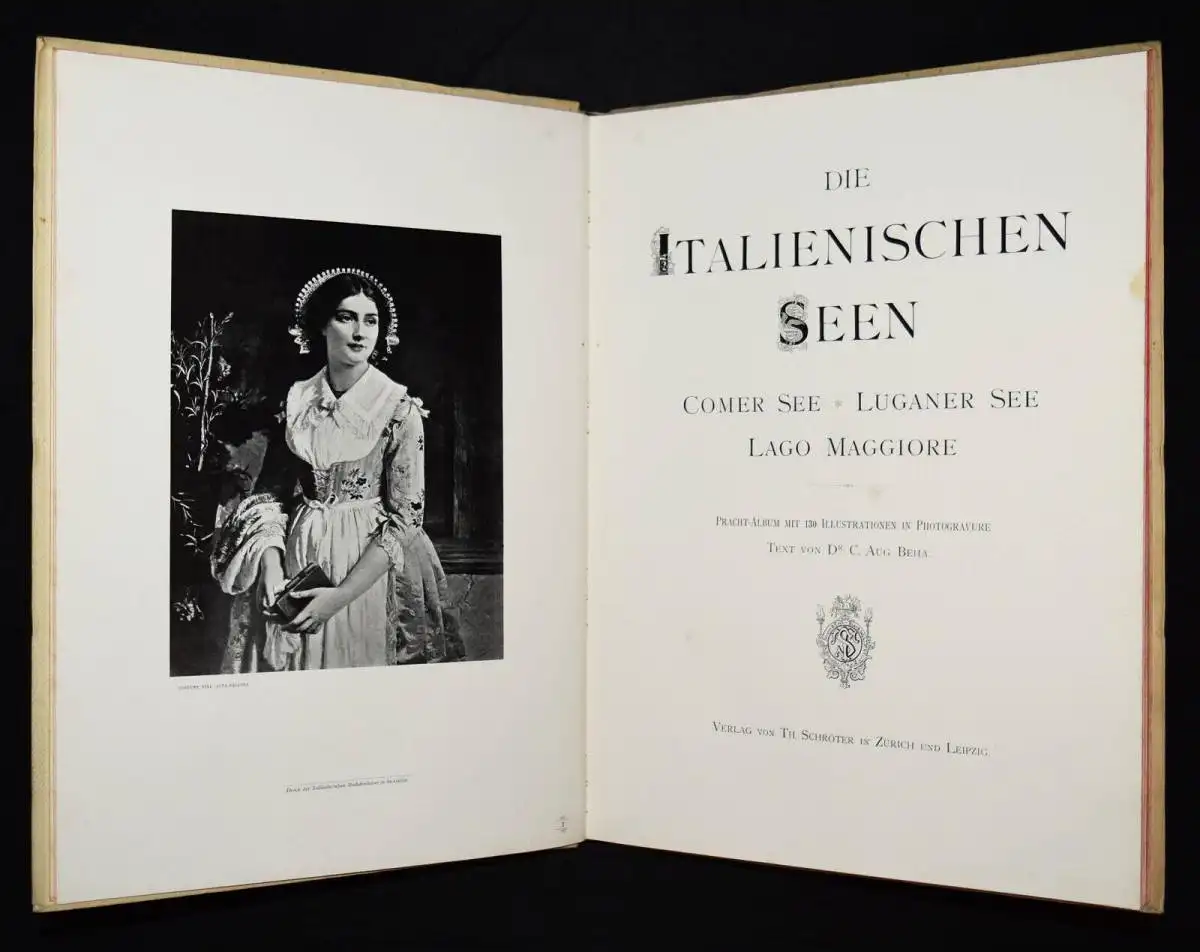 Beha, Die italienischen Seen. Schröter 1899 ANSICHTEN ITALIEN