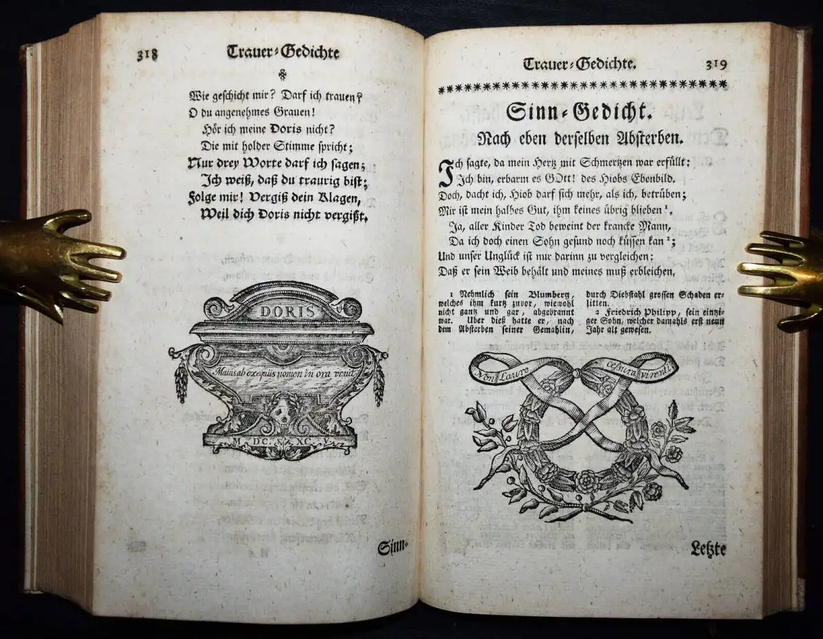 Canitz, Gedichte - 1750 - GESAMTAUSGABE - BAROCK-LITERATUR - LYRIK - TABAK