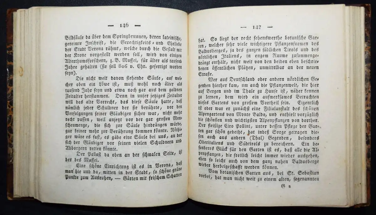 Schubert, Wanderbüchlein eines reisenden Gelehrten nach Salzburg, Tirol...1823