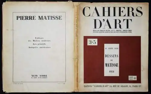 Zervos, Dessins de Matisse 1936 - DADA DADAISMUS