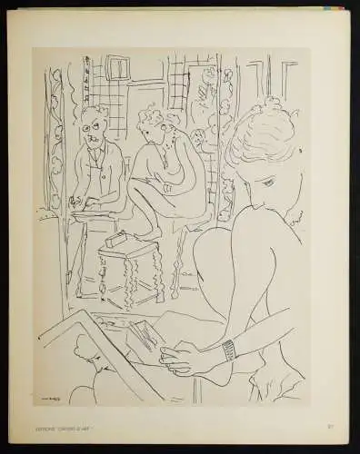 Zervos, Dessins de Matisse 1936 - DADA DADAISMUS