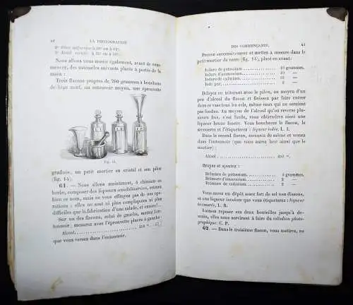 La Blanchère, Photographie des commençants - 1863 EINZIGE AUSGABE SELTEN !