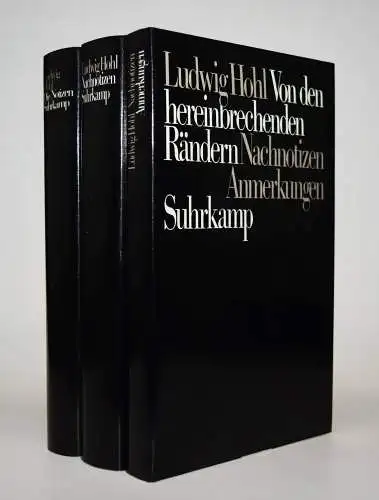 Hohl, Die Notizen oder Von der unvoreiligen Versöhnung. Suhrkamp 1981