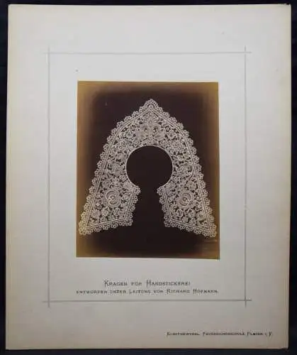 Hofmann, Muster für Gardinenfabrikation, Hand- & Maschinenstickerei 1883 STICKEN