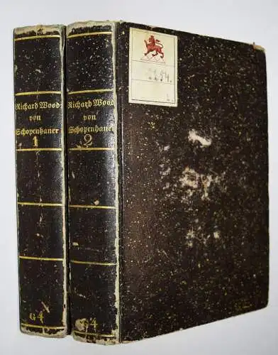 Schopenhauer, Richard Wood - 1837 ERSTE AUSGABE