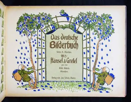 Grimm. Sieben Märchen. Scholz 1905 JUGENDSTIL-PRACHTAUSGABE
