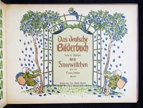 Grimm. Sieben Märchen. Scholz 1905 JUGENDSTIL-PRACHTAUSGABE