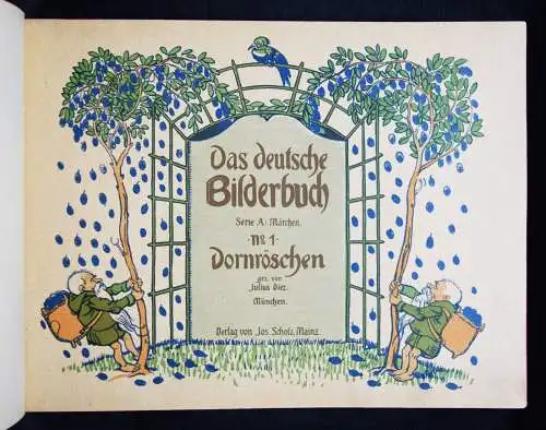 Grimm. Sieben Märchen. Scholz 1905 JUGENDSTIL-PRACHTAUSGABE
