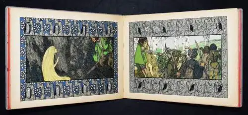 Grimm. Sieben Märchen. Scholz 1905 JUGENDSTIL-PRACHTAUSGABE