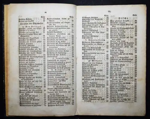 Nemeth, Neues vollständiges und geprüftes Kochbuch - 1836 KOCHEN