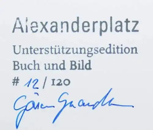 Gnaudschun, Alexanderplatz  BERLIN NUMMERIERT SIGNIERT G. Gnaudschun ORIG-PHOTO