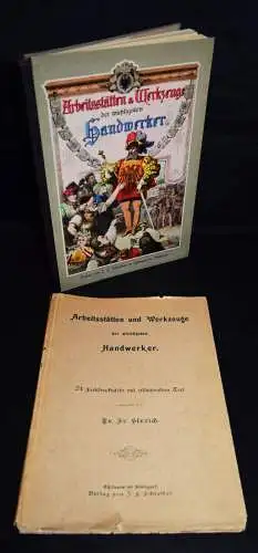 Streich u. Gerstenberg, Arbeitsstätten und Werkzeuge...Schreiber 1885 BERUFE