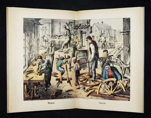 Streich u. Gerstenberg, Arbeitsstätten und Werkzeuge...Schreiber 1885 BERUFE