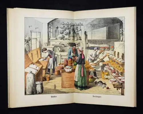 Streich u. Gerstenberg, Arbeitsstätten und Werkzeuge...Schreiber 1885 BERUFE