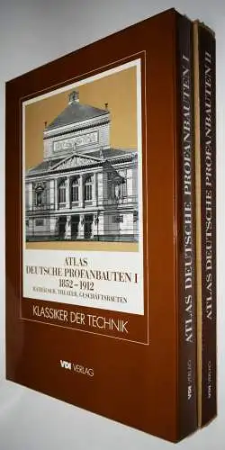 Berger, Atlas deutsche Profanbauten I + II - 2 Bände VDI-Verlag HISTORISMUS