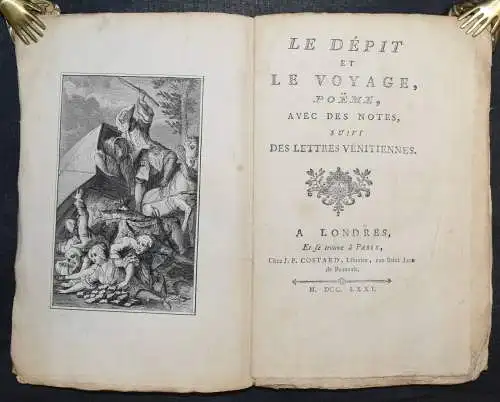 JEAN FRANCOIS DE BASTIDE, LE DEPIT ET LE VOYAGE - ERSTAUSGABE 1771 - SELTEN