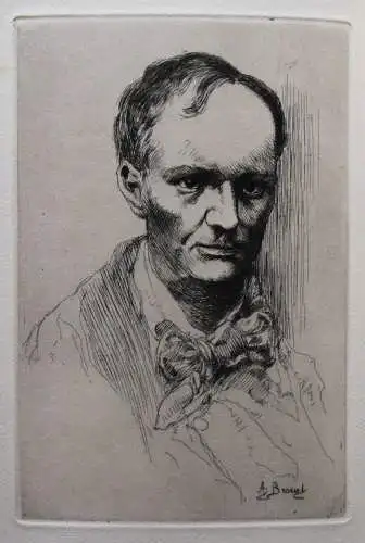 Baudelaire, Les fleurs du mal - 1931 NUMMERIERT Orig.-Radierung von A. Brouet