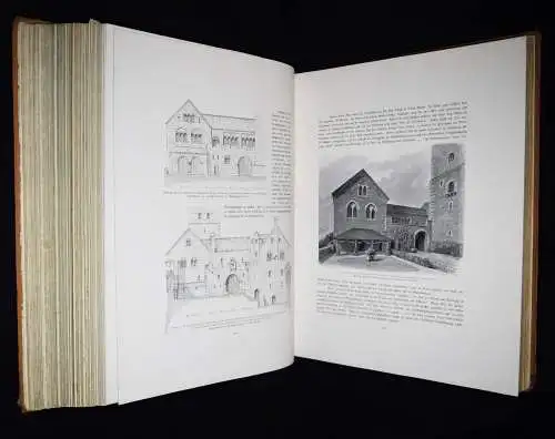 Baumgärtel, Die Wartburg - 16 KILO-BUCH !!! IMPERIAL-FOLIO PRACHTAUSGABE BURGEN