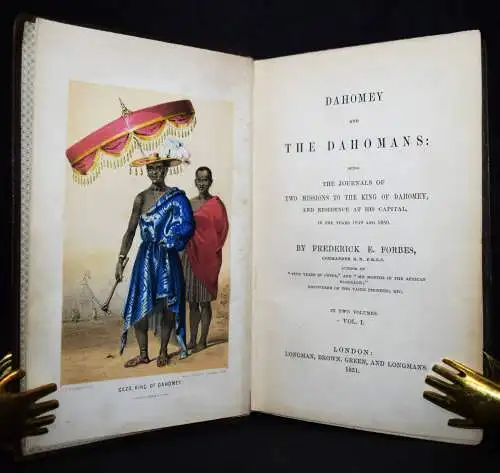 Forbes, Dahomey and the Dahomans - 1851 ERSTE AUSGABE AFRICA TRAVEL REISE