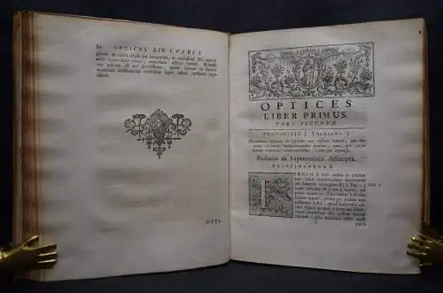 Newton, Isaac. Optice, sive de reflexionibus, refractionibus OPTIK OPTICS PHYSIK