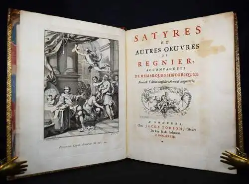 Regnier, Satyres et autres oeuvres - 1733 SATIREN SATIRE