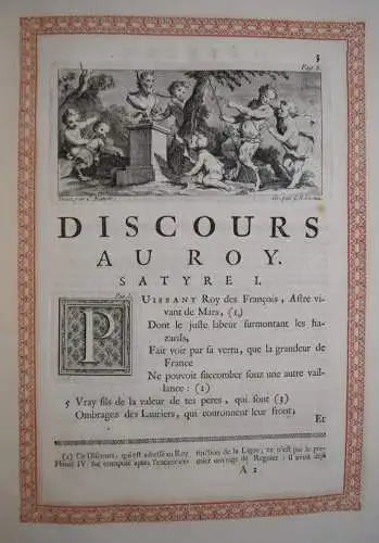 Regnier, Satyres et autres oeuvres - 1733 SATIRE SATIREN