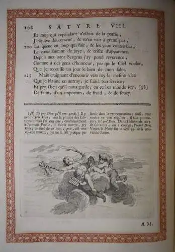 Regnier, Satyres et autres oeuvres - 1733 SATIRE SATIREN