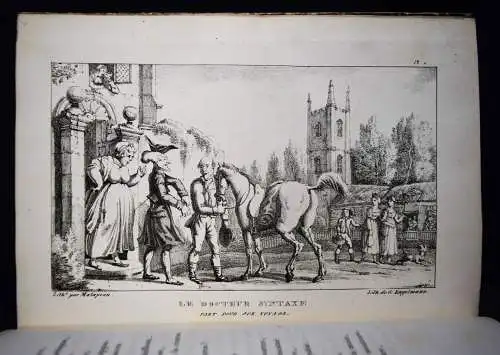 Combe, Le Don Quichotte romantique - 1821 - Thomas Rowlandson SATIRE