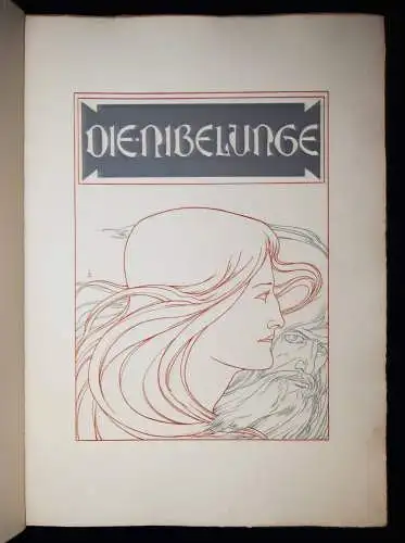 Lachmann, Die Nibelunge. 1898-1904 MONUMENTALAUSGABE Eines von 200 Ex.