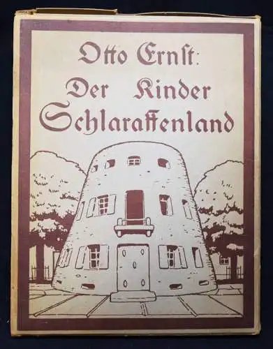 Ernst, Der Kinder Schlaraffenland. Scholz 1910 JUGENDSTIL-MÄRCHEN BILDERBUCH