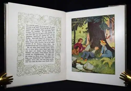 Ernst, Der Kinder Schlaraffenland. Scholz 1910 JUGENDSTIL-MÄRCHEN BILDERBUCH