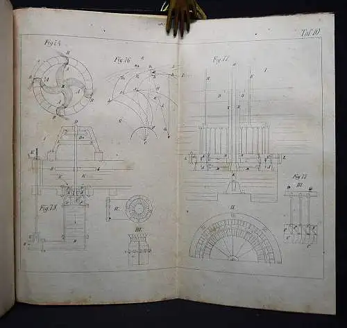 Lohmann, Der Wasser-Mahlmühlen-Bau 1856 WASSERMÜHLEN MÜHLEN MÜHLENBAU WASSERBAU