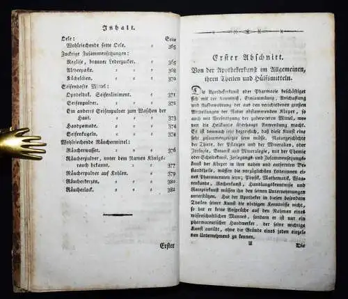 Juch, Handbuch der Pharmazie - Erste Ausgabe 1809