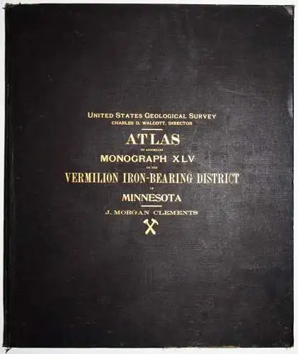 IMPERIAL-FOLIO-ATLAS AMERIKA USA - Clements, Atlas to accompany monograph XLV