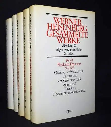 Heisenberg, Gesammelte Werke. Piper 1984-1989 PHYSIK QUANTENPHYSIK