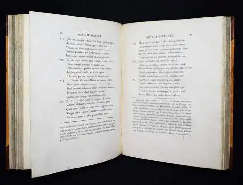 Hesiod, Eyriskomena - Bodoni 1785 PRESSENDRUCK TYPOGRAPHIE