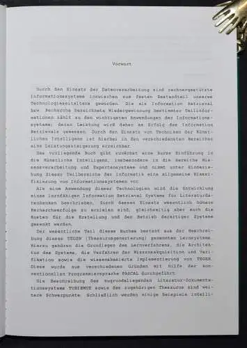 KYBERNETIK KÜNSTLICHEN INTELLIGENZ FÜR INFORMATION RETRIEVAL - 1988 - G. JÜTTNER