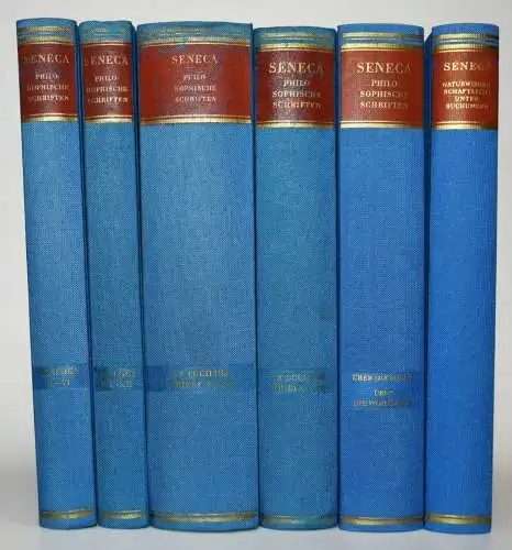 Seneca, Philosophische Schriften - 1969-1995 STOIZISMUS