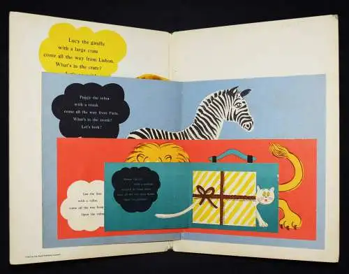 Munari, Who’s there? - 1957 ERSTE AMERIKANISCHE AUSGABE - SPIELBILDERBUCH