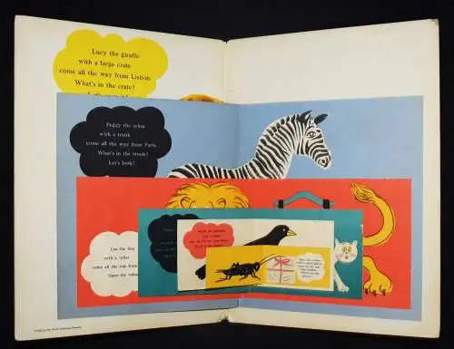 Munari, Who’s there? - 1957 ERSTE AMERIKANISCHE AUSGABE - SPIELBILDERBUCH