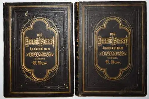 Biblia Germanica – Heilige Schrift. Stgt. 1887 FOLIO-BIBEL HOLZSTICHE G. DORE