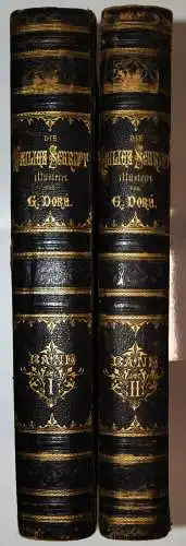 Biblia Germanica – Heilige Schrift. Stgt. 1887 FOLIO-BIBEL HOLZSTICHE G. DORE