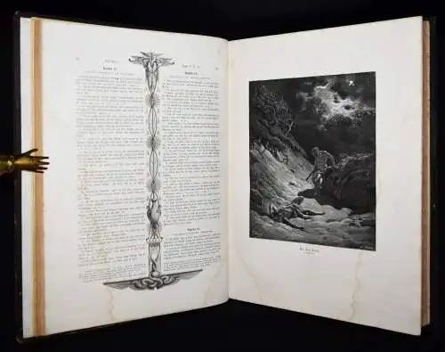 Biblia Germanica – Heilige Schrift. Stgt. 1887 FOLIO-BIBEL HOLZSTICHE G. DORE