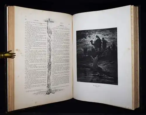 Biblia Germanica – Heilige Schrift. Stgt. 1887 FOLIO-BIBEL HOLZSTICHE G. DORE