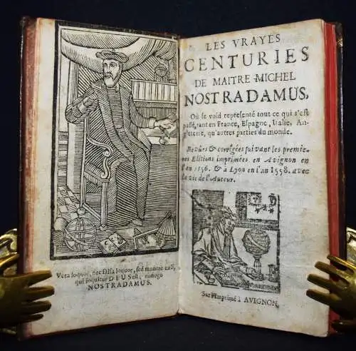 Nostradamus, Les vrayes centuries - 1649 OKKULTISMUS PROPHETIE ASTROLOGIE