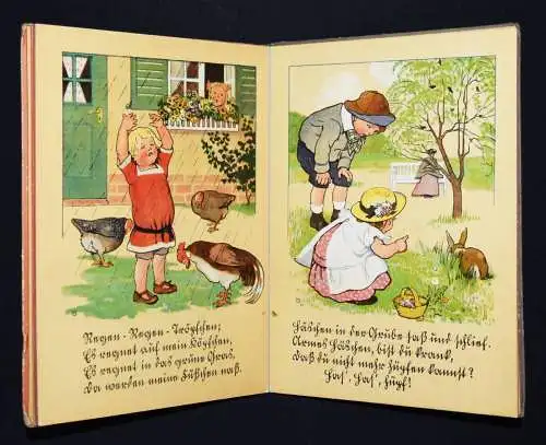 Neue Bilder zu alten Reimen - um 1920 Ilse Schütze-Schur KLEINKIND-BILDERBUCH