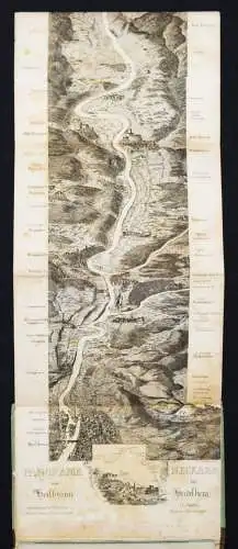 Rausche, Panorama des Neckars von Heilbronn bis Heidelberg NECKAR-LEPORELLO 1850