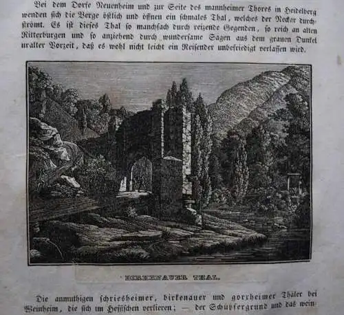 Heunisch. Beschreibung des Großherzogthums Baden - 1836 KARLSRUHE MANNHEIM