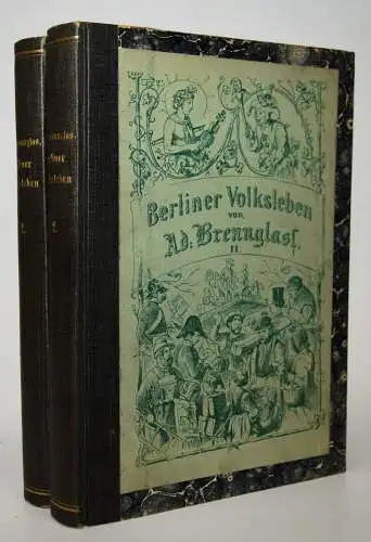 Brennglas, Berliner Volksleben. Engelmann 1847 SATIRE BERLIN PREUSSEN Preußen